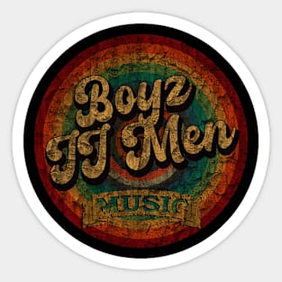 Boyz II Men //Design On tshirt for to all Sticker